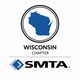 [Translate to Englisch:] Blauer Umriss von Wisconsin im Kreis über "Wisconsin Chapter" und SMTA-Logo.