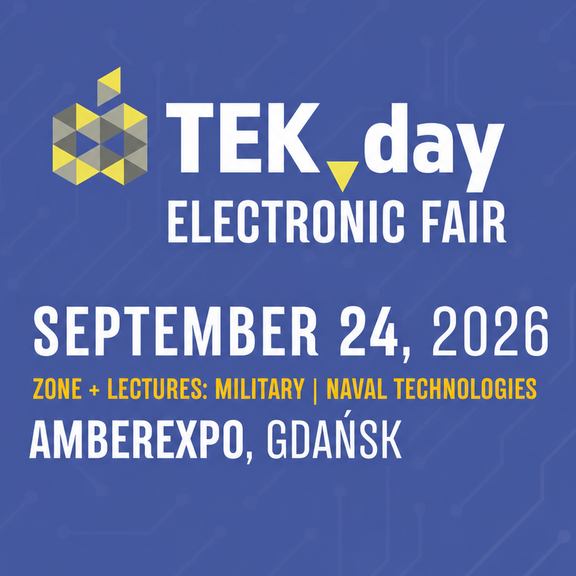 TEK.day Messeplakat, 24. September 2026, Gdańsk, Themen: Militär- und Marinetechnologien.