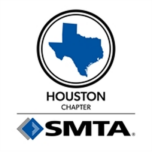 Logo des SMTA Houston Chapters mit Texas-Umriss und Schriftzug.