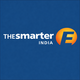 [Translate to Englisch:] Logo mit dem Text "THE smarter E INDIA" auf blauem Hintergrund.