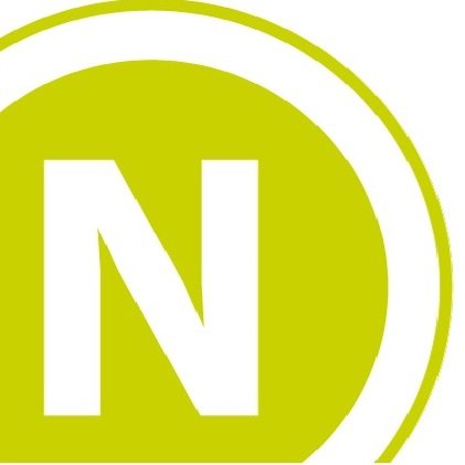 The illustration shows a white N on a green background in a circle.