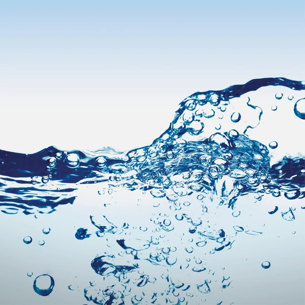 The picture shows splashing water.